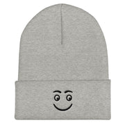 Smiley Face Cuffed Beanie