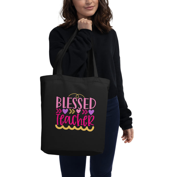 Blessed Teacher Eco Tote Bag