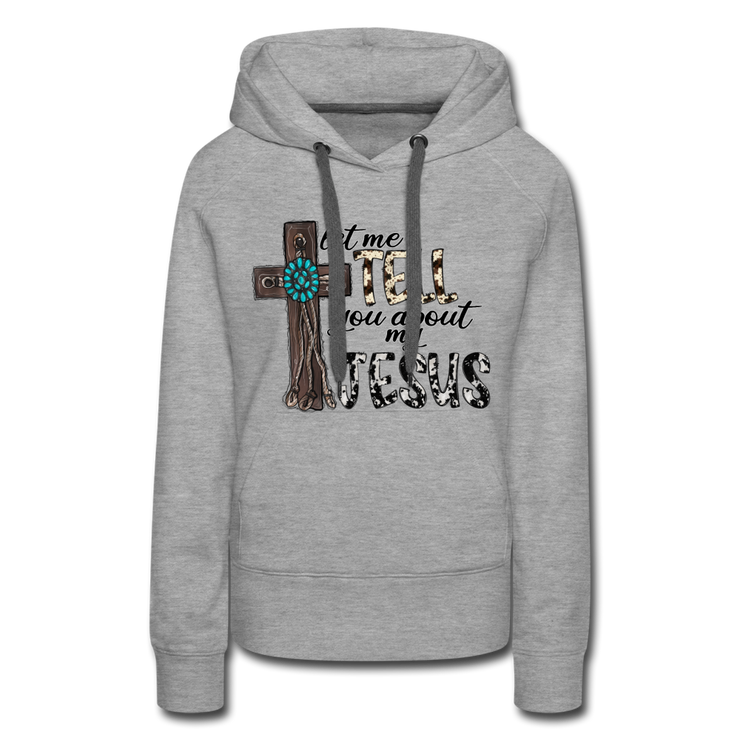 Women’s Premium Hoodie - heather grey