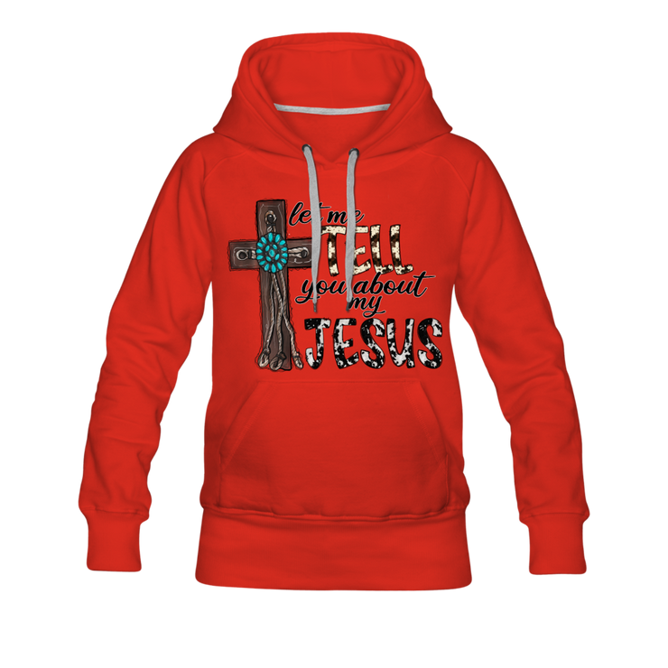 Women’s Premium Hoodie - red