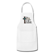 Adjustable Apron - white