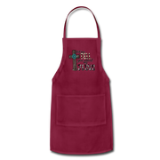 Adjustable Apron - burgundy