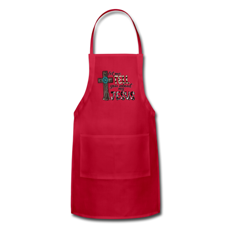 Adjustable Apron - red