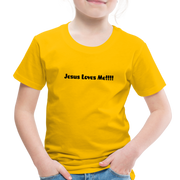 Jesus Loves Me Toddler T-Shirt - sun yellow