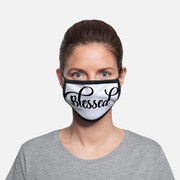 Adjustable Contrast Face Mask (Small) - white/black