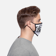 Adjustable Contrast Face Mask (Large) - white/black