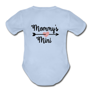 Mommy's Short Sleeve Baby Bodysuit - sky