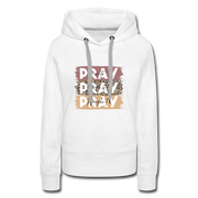 Women’s Pray Hoodie - white