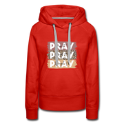 Women’s Pray Hoodie - red