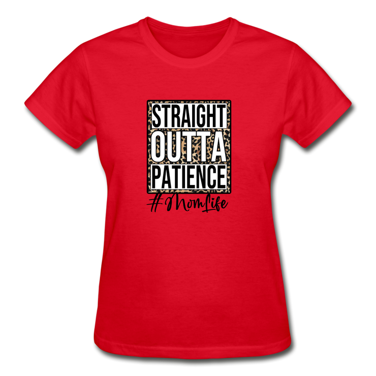 Gildan Ultra Cotton Ladies T-Shirt - red