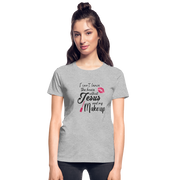 Gildan Ultra Cotton Ladies T-Shirt - heather gray