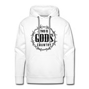 This Is Gods Country  Hoodie - white