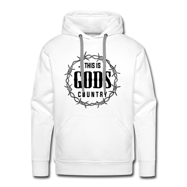 This Is Gods Country  Hoodie - white