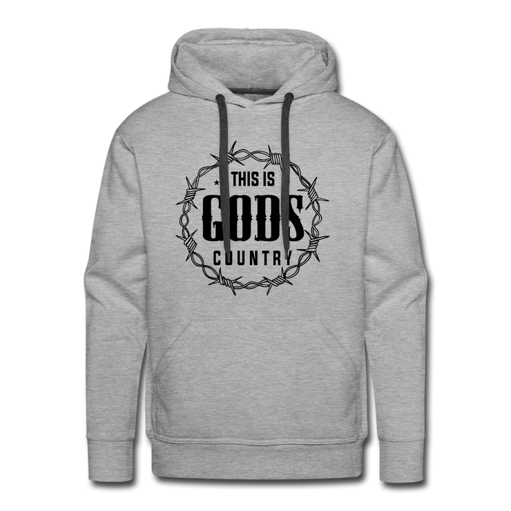 This Is Gods Country  Hoodie - heather grey