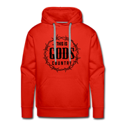 This Is Gods Country  Hoodie - red
