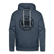 This Is Gods Country  Hoodie - heather denim
