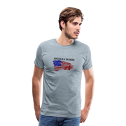 Men's Premium T-Shirt - heather ice blue