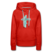 He Lives Hoodie - red