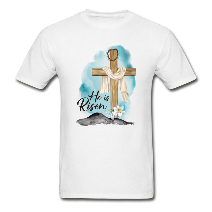 He is Risen Tee - white