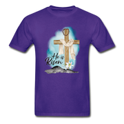 He is Risen Tee - purple