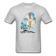 He is Risen Tee - heather gray