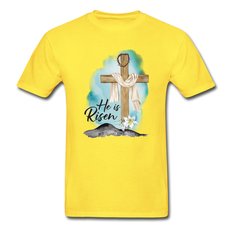 He is Risen Tee - yellow