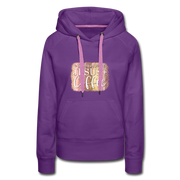 Jesus & Coffee Hoodie - purple