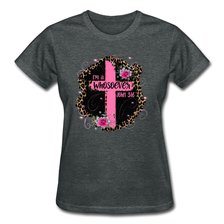 Gildan Ultra Cotton Ladies T-Shirt - deep heather