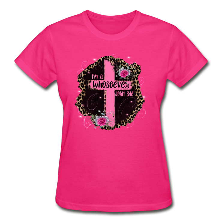 Gildan Ultra Cotton Ladies T-Shirt - fuchsia