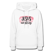 Jesus Over Everything Hoodie - white