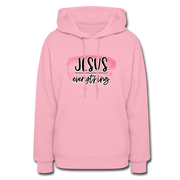 Jesus Over Everything Hoodie - classic pink