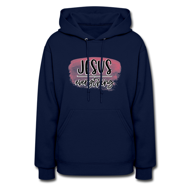 Jesus Over Everything Hoodie - navy