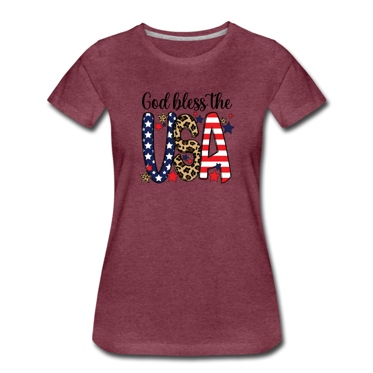 Women’s Premium T-Shirt - heather burgundy