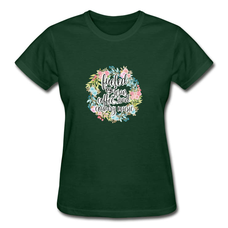 Gildan Ultra Cotton Ladies T-Shirt - forest green