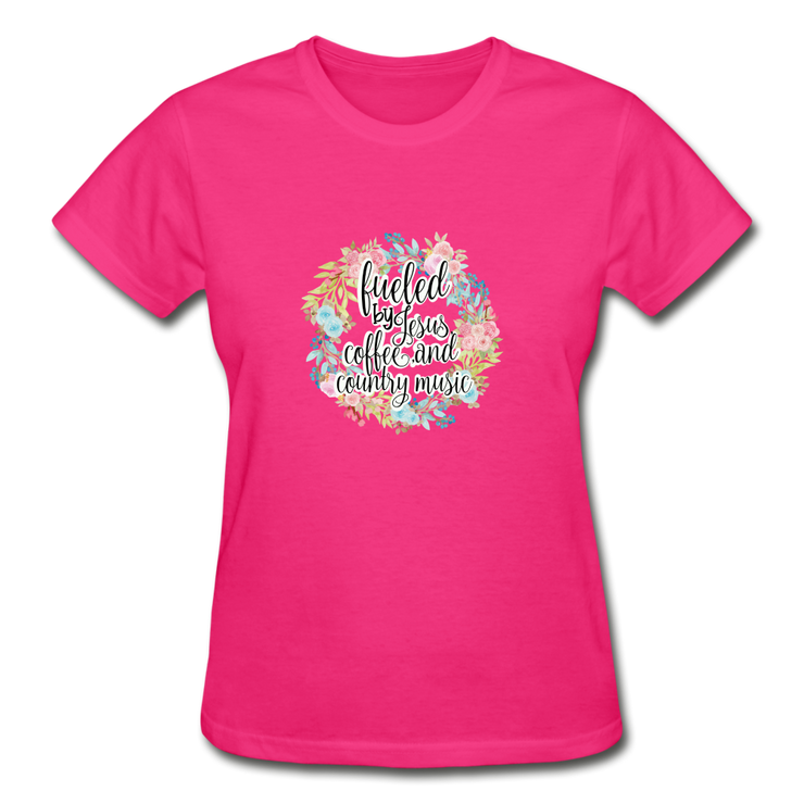 Gildan Ultra Cotton Ladies T-Shirt - fuchsia