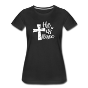 He Is Risen Women’s T-Shirt - black