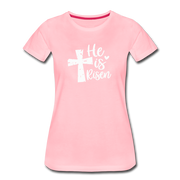 He Is Risen Women’s T-Shirt - pink