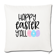 Throw Pillow Cover 18” x 18” - natural white