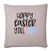 Throw Pillow Cover 18” x 18” - light taupe