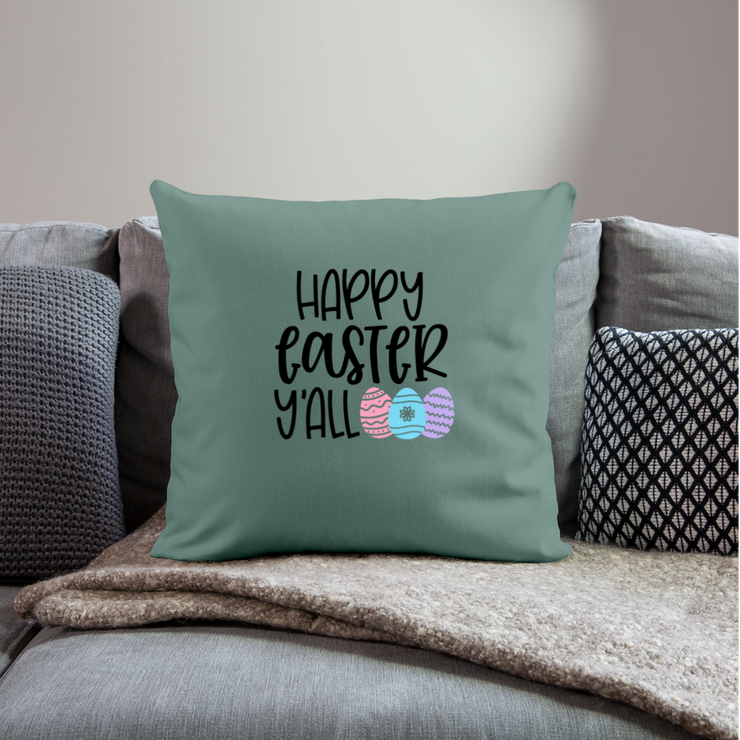 Throw Pillow Cover 18” x 18” - cypress green