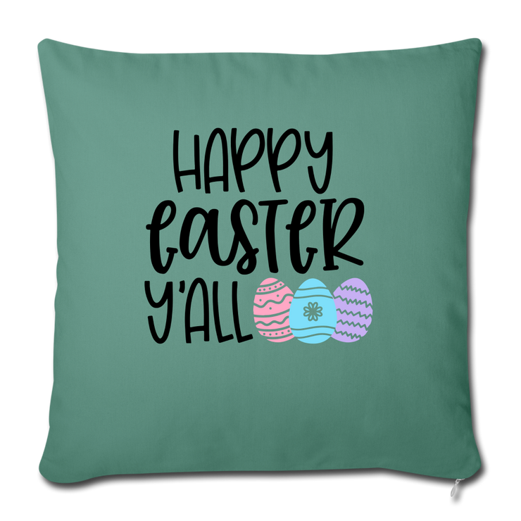 Throw Pillow Cover 18” x 18” - cypress green