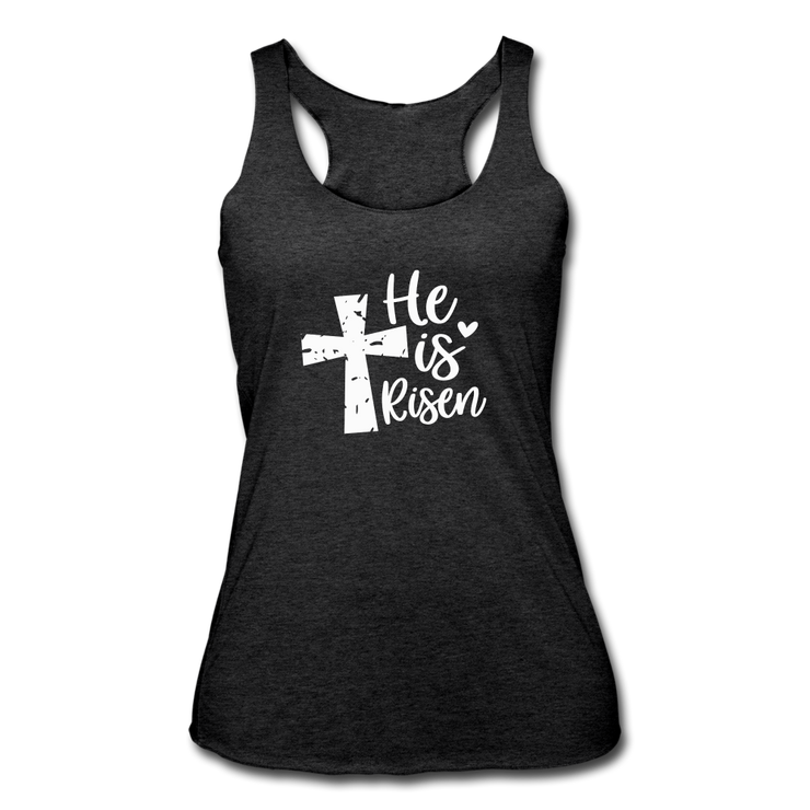 Women’s Tri-Blend Racerback Tank - heather black