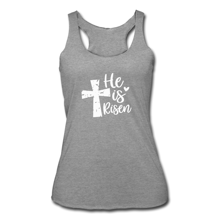 Women’s Tri-Blend Racerback Tank - heather grey