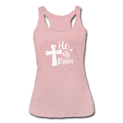 Women’s Tri-Blend Racerback Tank - heather dusty rose