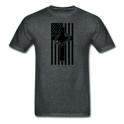 American Flag With Thorns Mens  T-Shirt - deep heather