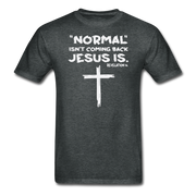Normal Isn't Coming Back Mens T-Shirt - deep heather