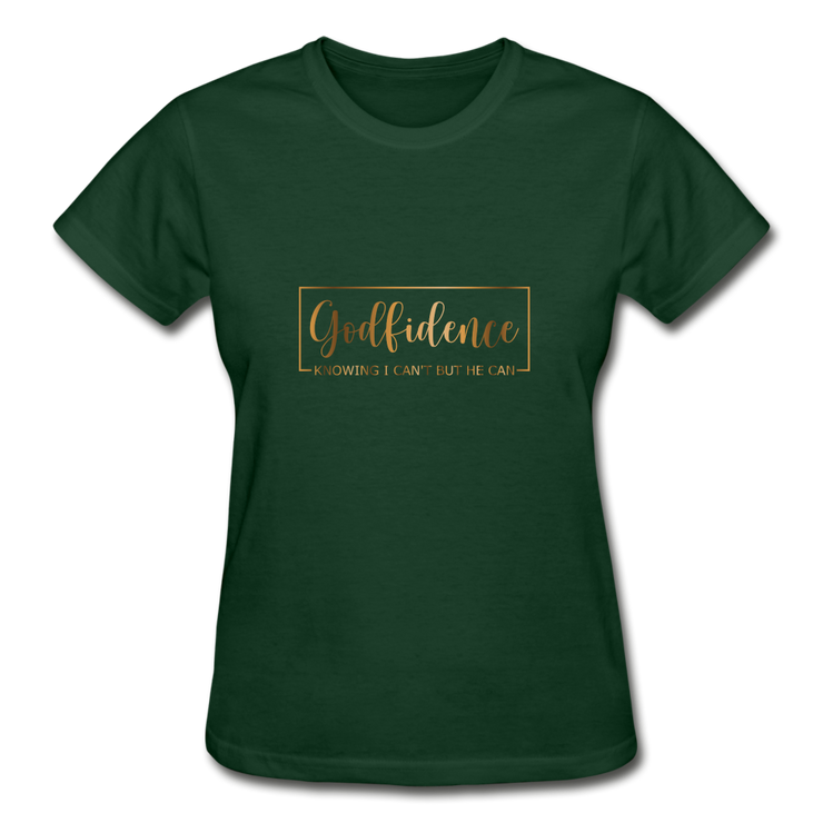 Gildan Ultra Cotton Ladies T-Shirt - forest green