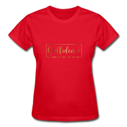 Gildan Ultra Cotton Ladies T-Shirt - red