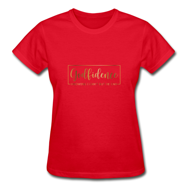 Gildan Ultra Cotton Ladies T-Shirt - red