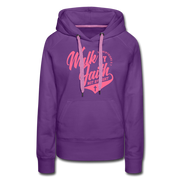 Walk By Faith Not By Sight Women’s Hoodie - purple